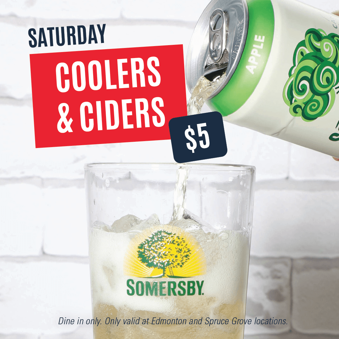 Saturday beverage special