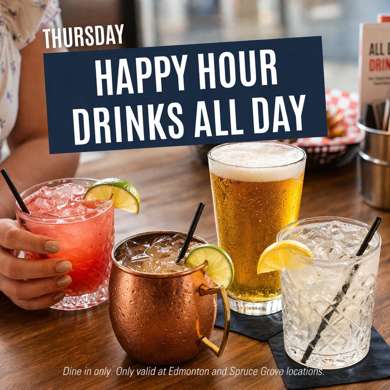 Thursday beverage special